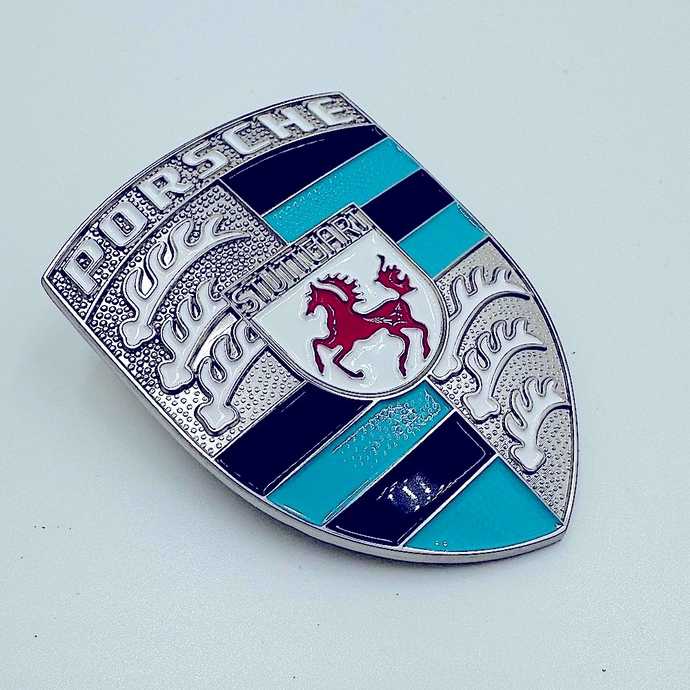 PORSCHE custom livery hood crest Vintage gulf racing  
PORSCHE custom livery